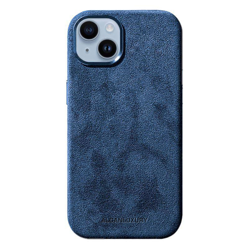 iPhone 14 - Alcantara Case - Ocean Blue
