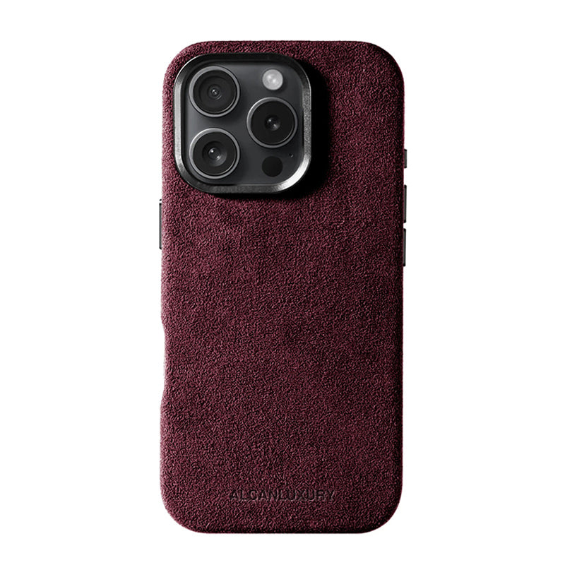 iPhone 16 Pro Max - Alcantara Case - Wine Red
