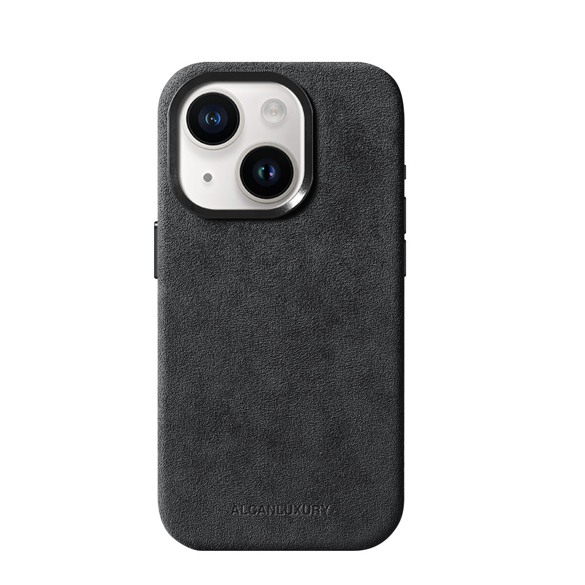 iPhone 15 Plus - Alcantara Case - Space Grey