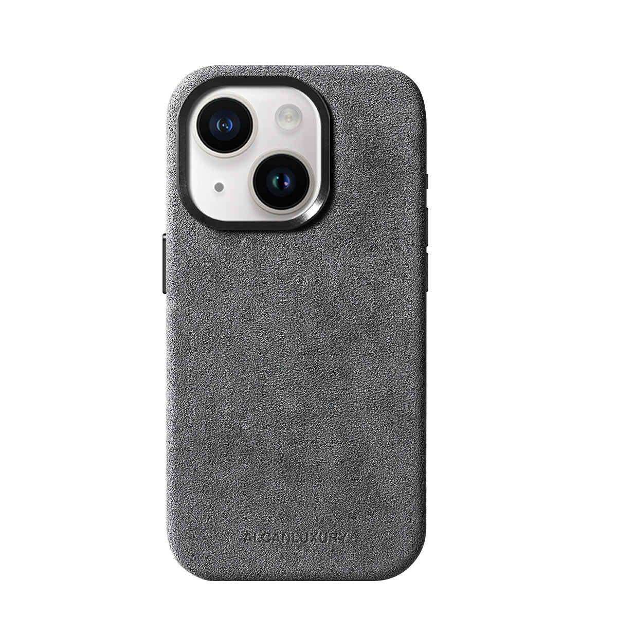 iPhone 15 Plus - Alcantara Case - Nardo Grey