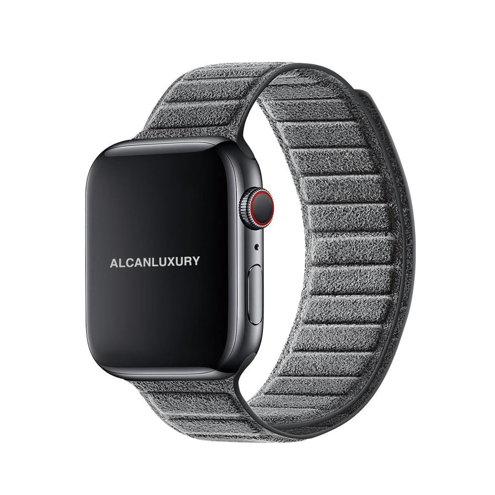 Alcantara Apple Watch Band - Nardo Grey - 42/44/45/46mm & Ultra (49mm)