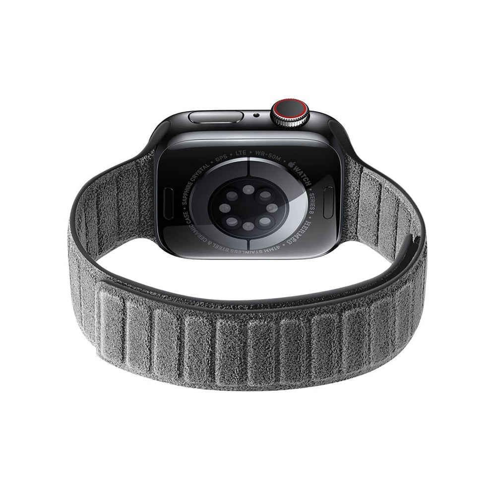 Alcantara Apple Watch Band - Nardo Grey - 42/44/45/46mm & Ultra (49mm)