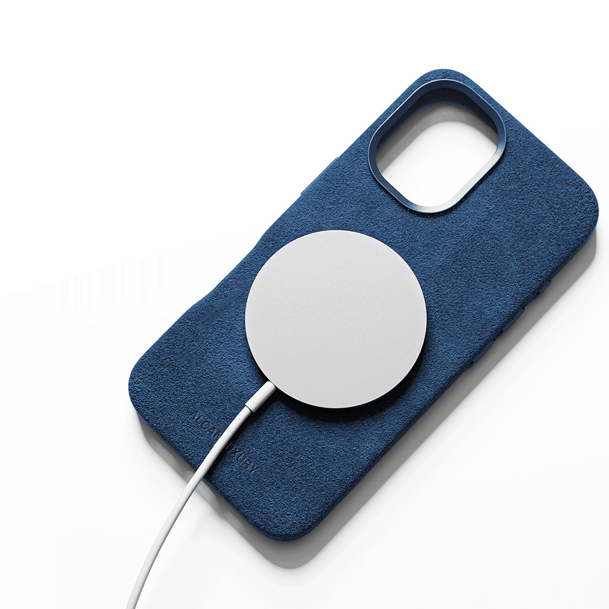 iPhone 16 Plus - Alcantara Case - Ocean Blue