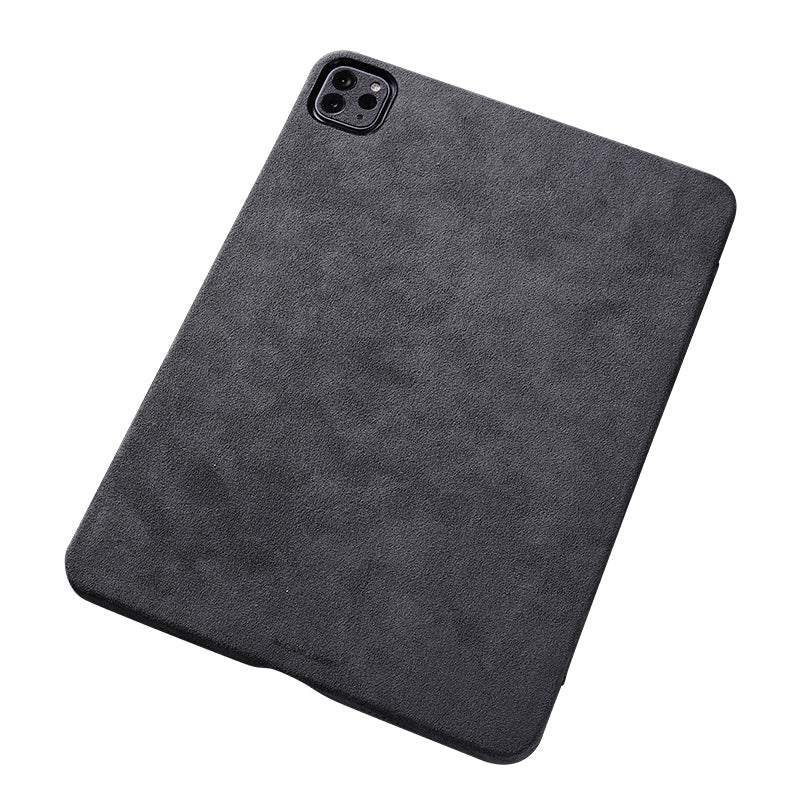 Alcantara iPad Pro 2024-2025 (13 inch) Hoes - Space Grey