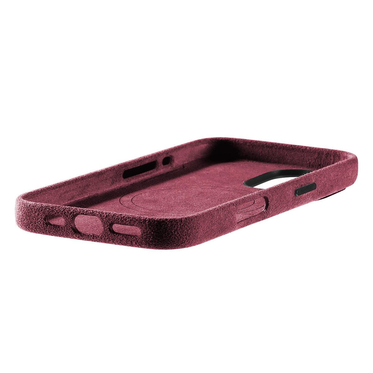 iPhone 16 Plus - Alcantara Case - Wine Red
