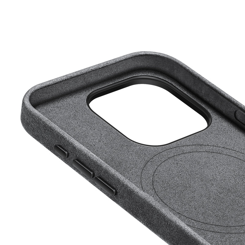 iPhone 15 Plus - Alcantara Case - Nardo Grey