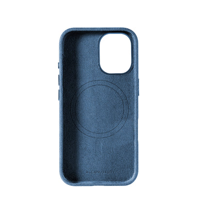 iPhone 16 Plus - Alcantara Case - Ocean Blue