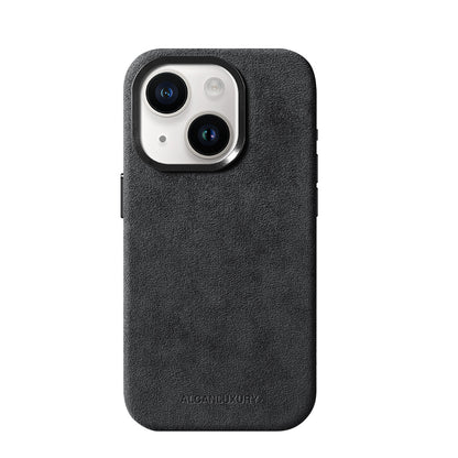 iPhone 15 - Alcantara Case - Space Grey