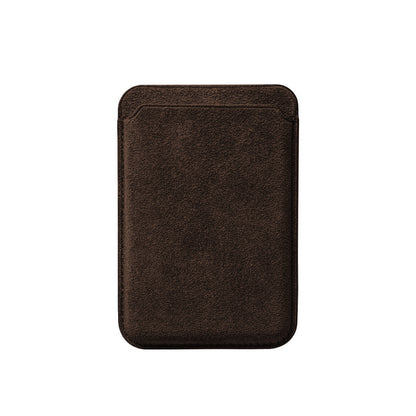 Alcantara MagSafe Wallet - Chocolate Brown