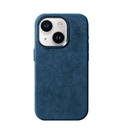 iPhone 15 - Alcantara Case - Ocean Blue