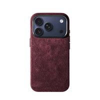 iPhone 17 Pro - Alcantara Case - Wine Red