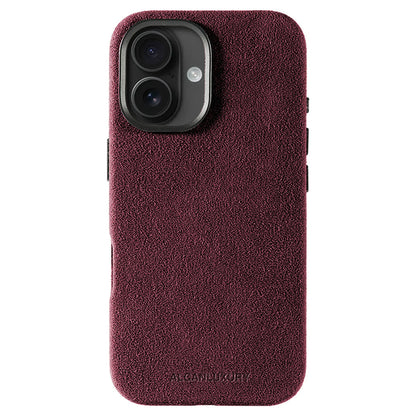 iPhone 16 - Alcantara Case - Wine Red