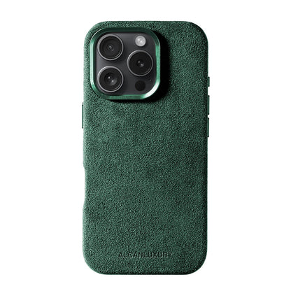 iPhone 15 Pro Max - Alcantara Case - Midnight Green