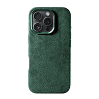 iPhone 15 Pro Max - Alcantara Case - Midnight Green