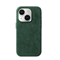 iPhone 15 Plus - Alcantara Case - Midnight Green