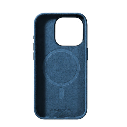 iPhone 15 - Alcantara Case - Ocean Blue