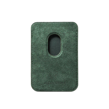 Alcantara MagSafe Wallet - Midnight Green