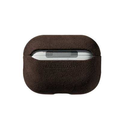 AirPods Pro (3rd Generation) Alcantara Case - Chocolate Brown