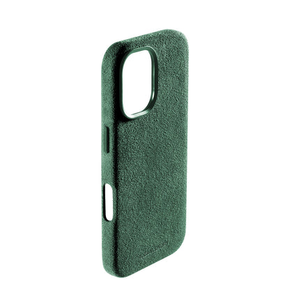 iPhone 16 - Alcantara Case - Midnight Green