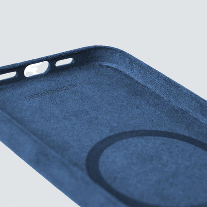 iPhone 14 Plus - Alcantara Case - Ocean Blue