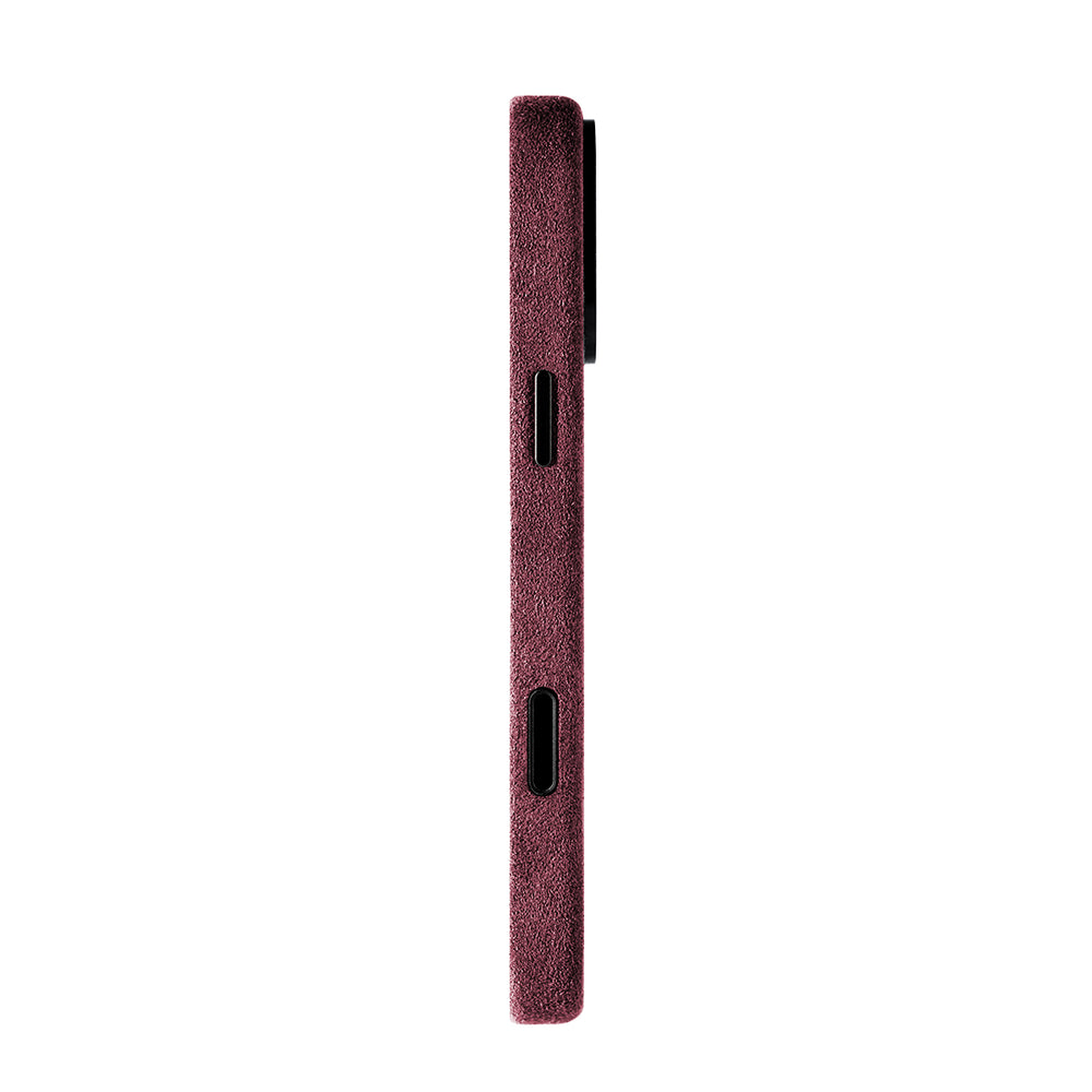 iPhone 18 Pro - Alcantara Case - Wine Red – Alcanluxury