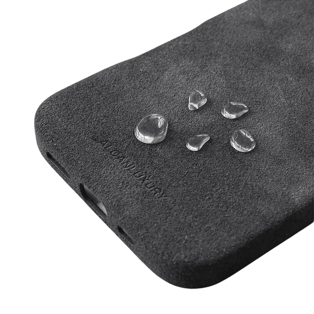 iPhone 16 - Alcantara Case - Space Grey