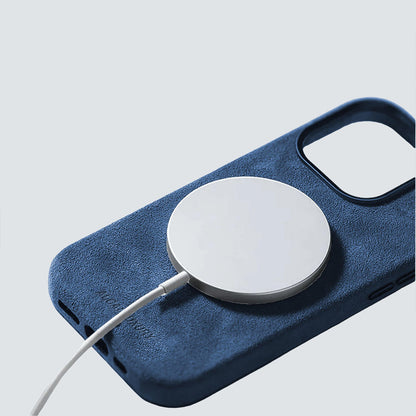 iPhone 13 Pro - Alcantara Case - Ocean Blue