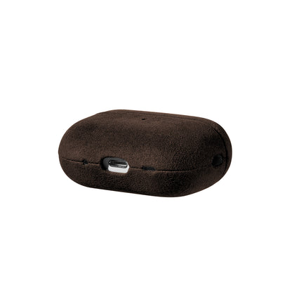 AirPods Pro (3rd Generation) Alcantara Case - Chocolate Brown