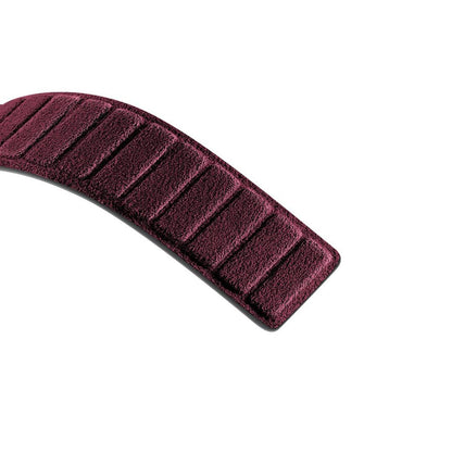 Alcantara Apple Watch Band - Wine Red - 42/44/45/46mm & Ultra (49mm)