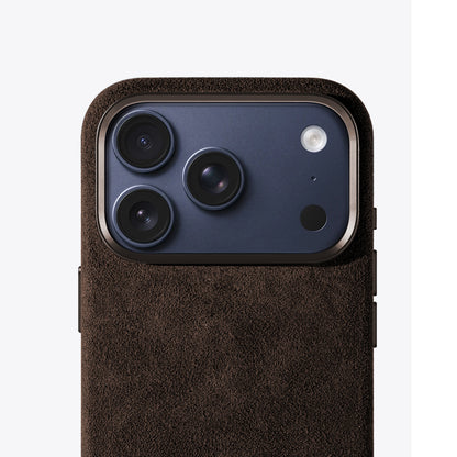 iPhone 17 Pro - Alcantara Case - Chocolate Brown