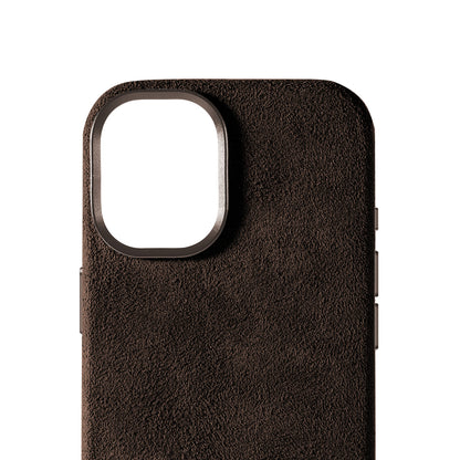 iPhone 17 - Alcantara Case - Chocolate Brown