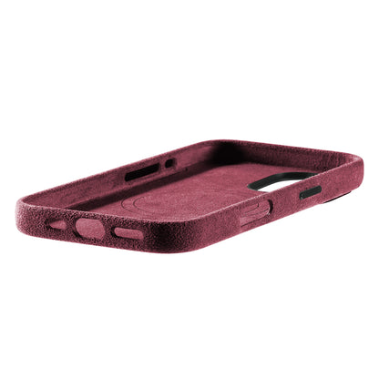 iPhone 16 Pro - Alcantara Case - Wine Red