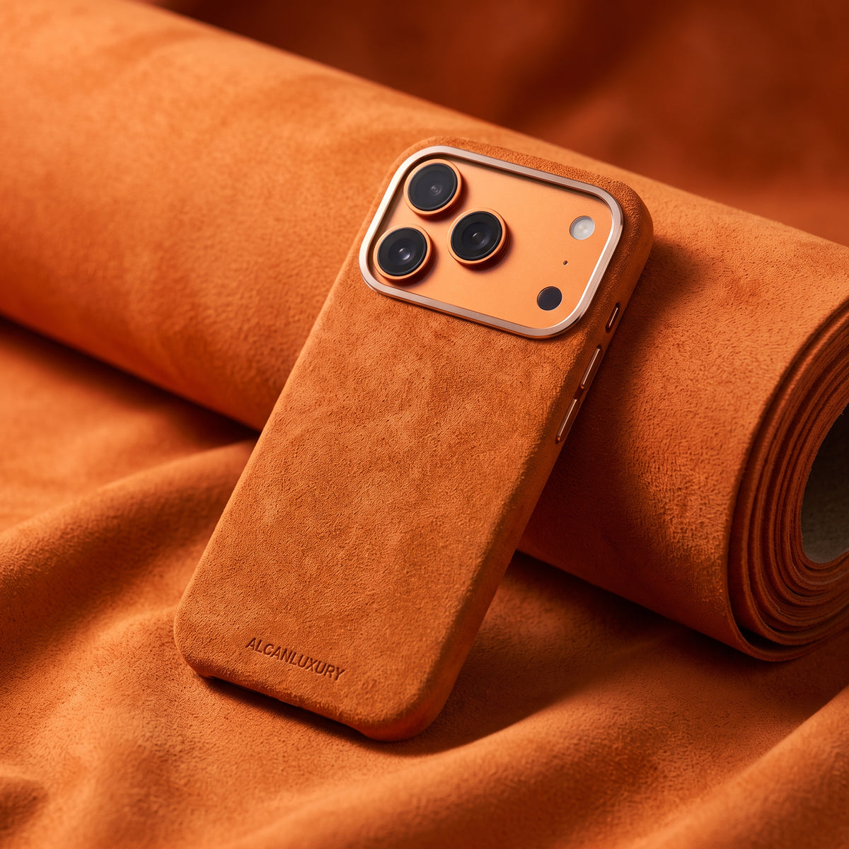 iPhone 17 Pro - Alcantara Case - Orange