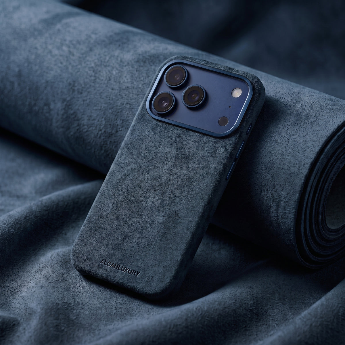 iPhone 17 Pro - Alcantara Case - Navy Blue